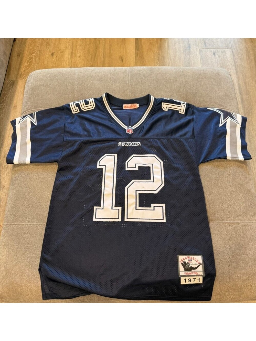 Mitchell & Ness Roger Staubach Cowboys 1971 Throwback Jersey